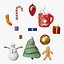 3D Christmas Icons