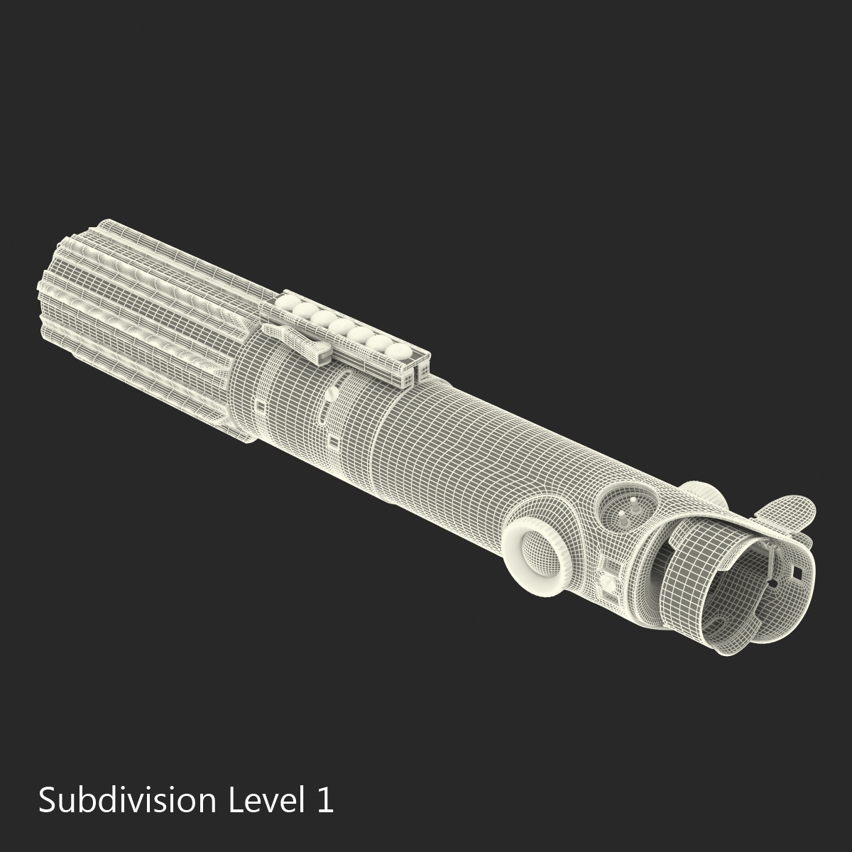 luke skywalker lightsaber 3d max