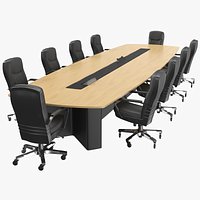 Conference Table With Chairs