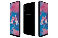 Samsung Galaxy M30 Stainless Black Low Poly