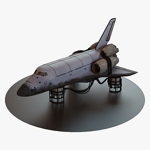 3D Shuttle DiselPunk