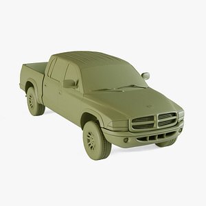 Dodge Dakota Crew Cab 2000 3D