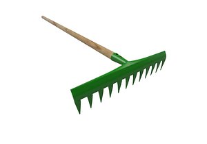 3D Garden rake model