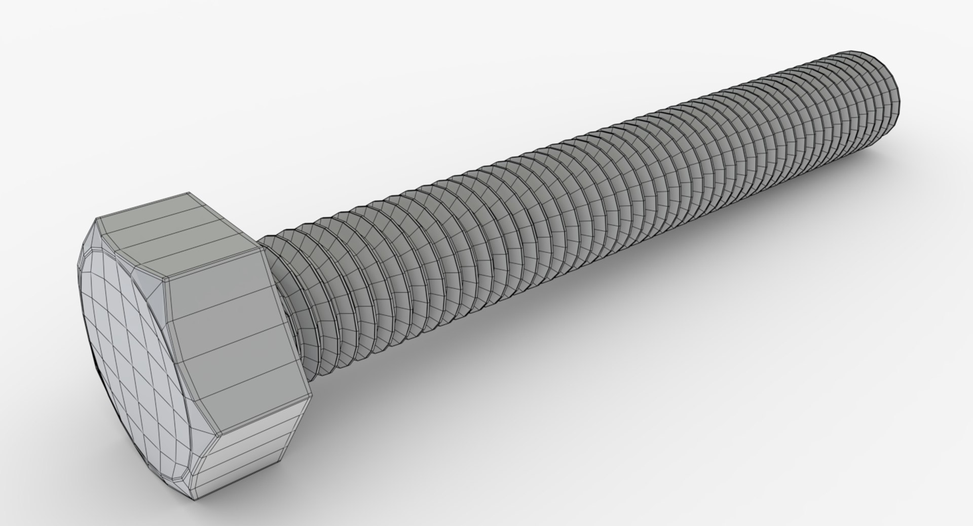 3D Bolt M7x50 - TurboSquid 1413579