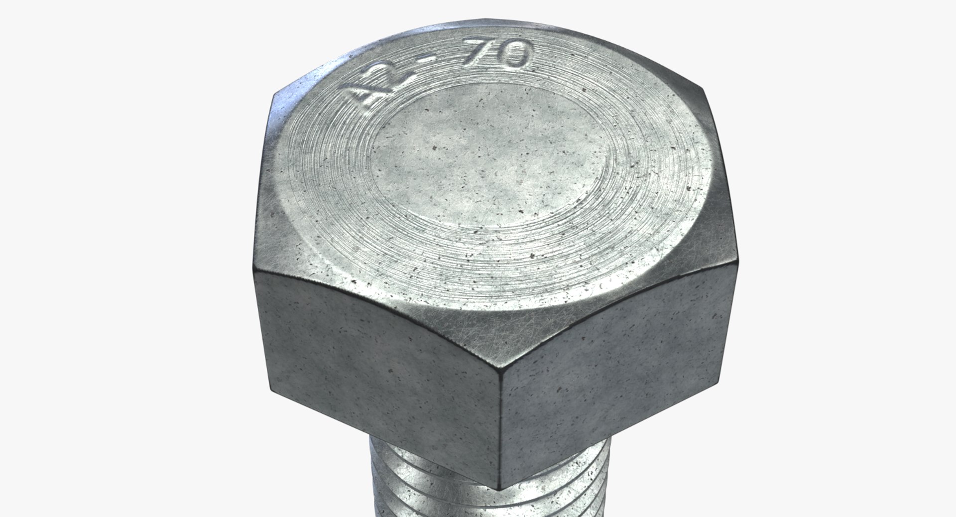 3D Bolt M7x50 - TurboSquid 1413579