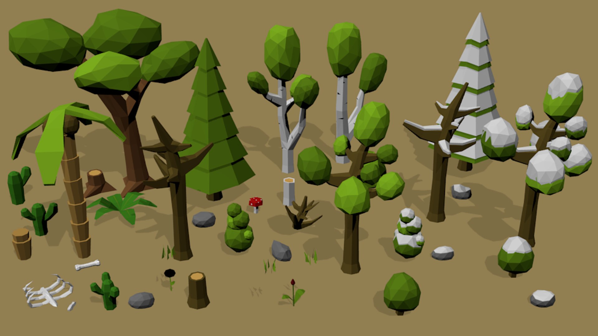 Set Nature Model - TurboSquid 1317600