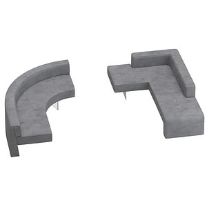 3D kagan sectional sofa vladimir