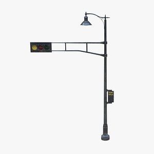 3D street light model