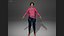 Pink Shirt with Tight Pants for UE5x All MetaHuman Body Ready Rigged Outfit