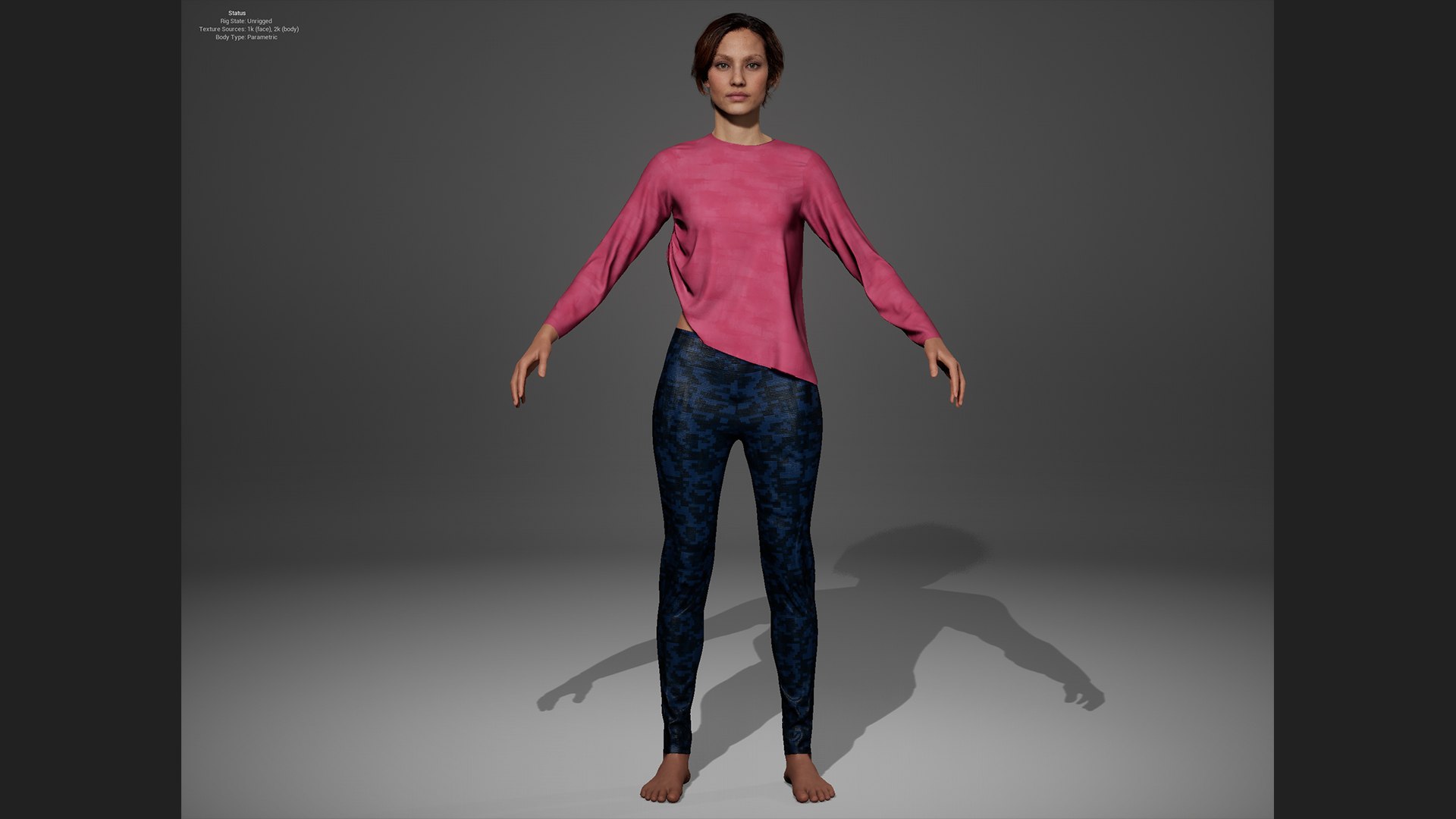 3D Pink Shirt with Tight Pants for UE5x All MetaHuman Body Ready Rigged Outfit model https://p.turbosquid.com/ts-thumb/2h/7EJ5LB/CE/dress0811/jpg/1792614285/1920x1080/fit_q87/e3e09b6e83afcad008502a138b3432915f2c3fbe/dress0811.jpg