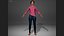 Pink Shirt with Tight Pants for UE5x All MetaHuman Body Ready Rigged Outfit