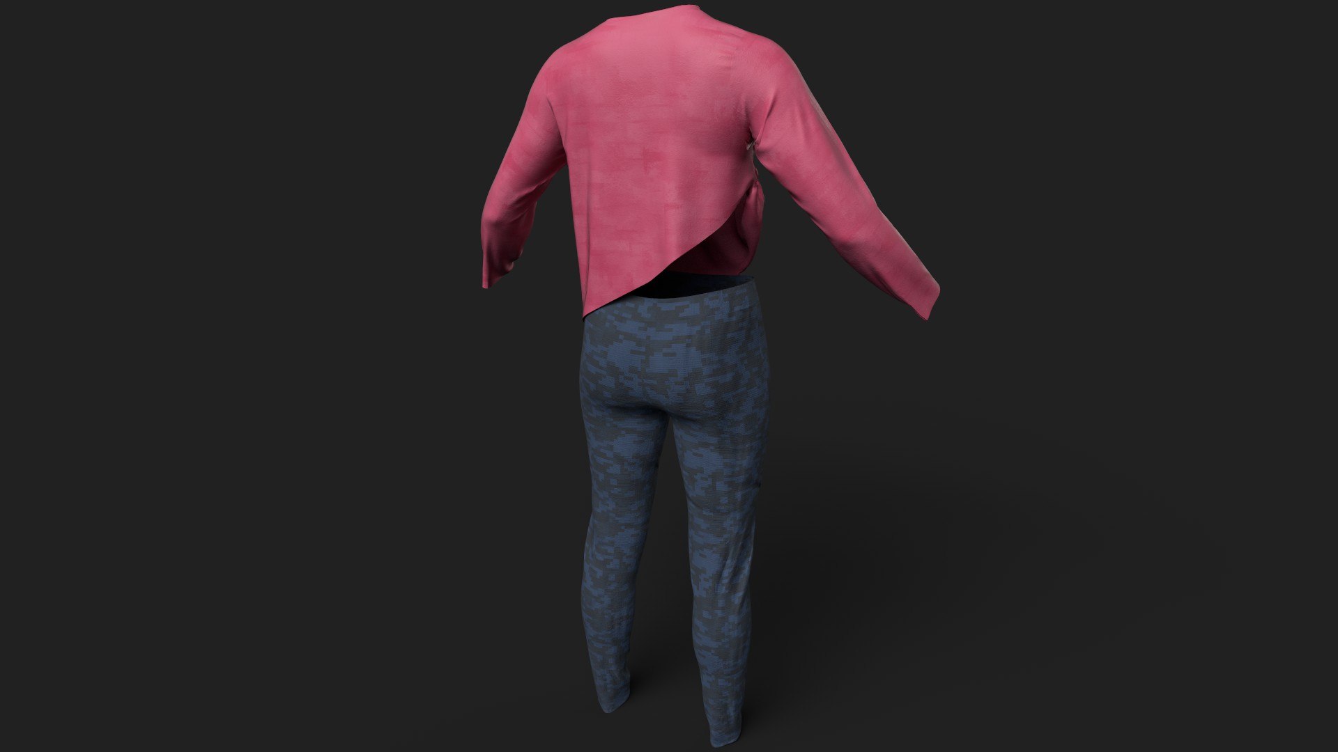 3D Pink Shirt with Tight Pants for UE5x All MetaHuman Body Ready Rigged Outfit model https://p.turbosquid.com/ts-thumb/2h/7EJ5LB/M3/dress0806/jpg/1792614271/1920x1080/fit_q87/54c46a1a11ddc8ad92caec4e09d68c478ef6a7af/dress0806.jpg