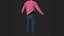 Pink Shirt with Tight Pants for UE5x All MetaHuman Body Ready Rigged Outfit