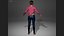 Pink Shirt with Tight Pants for UE5x All MetaHuman Body Ready Rigged Outfit