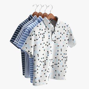 3D Clothing Polo Shirts Short Sleeve Men on Hanger 2