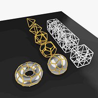Platonic Geometry Voronoi Cages