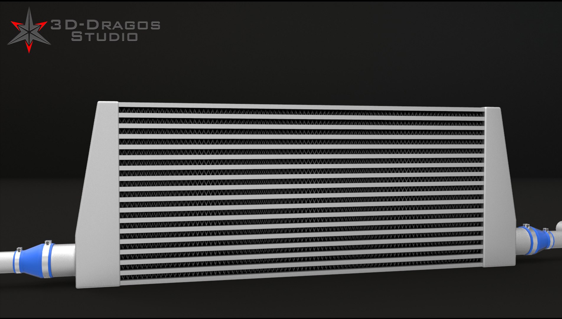 Cooler Intercooler Car-intercooler 3d Model