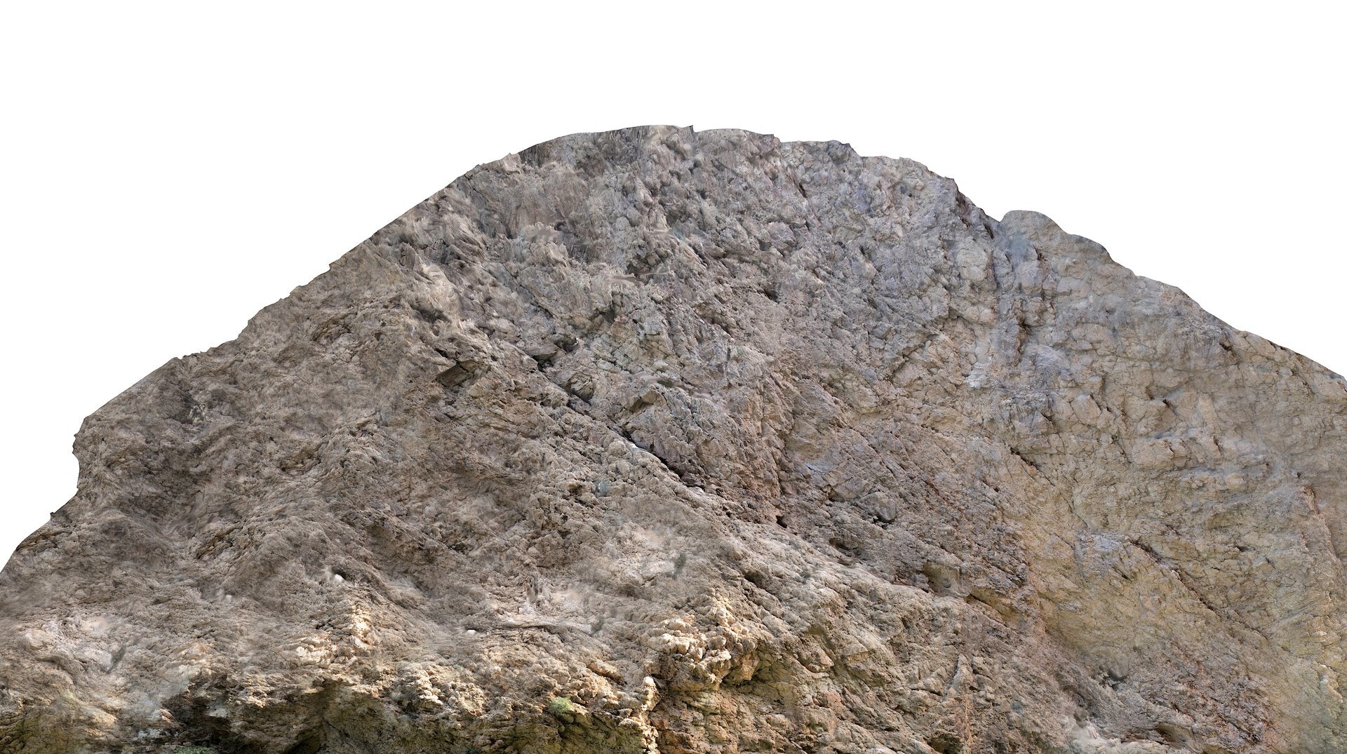 3D Rock Wall Model - TurboSquid 2200504