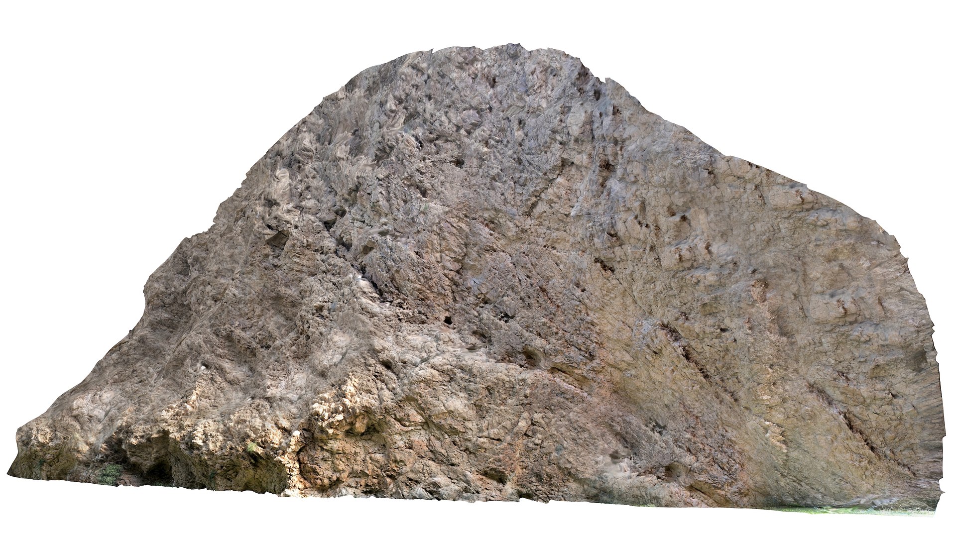 3D Rock Wall Model - TurboSquid 2200504