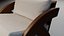 Sillón moderno de madera de mediados de siglo - Sillón de estilo escandinavo