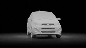 Kia Picanto 2012 3D model