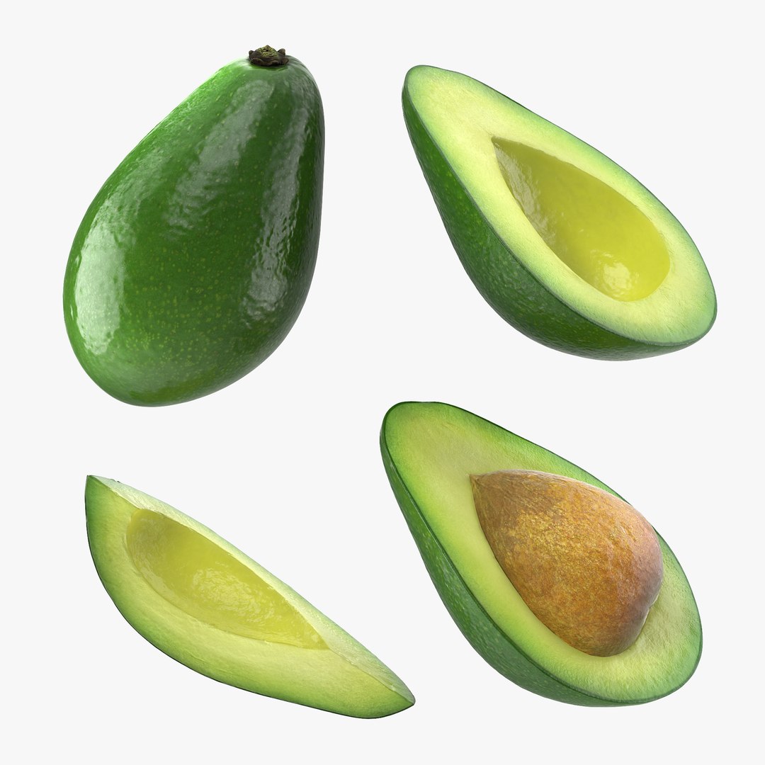 Avocado Collection 3D model preview