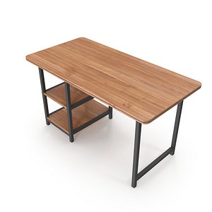 Modern Office Workstation Table 3D model