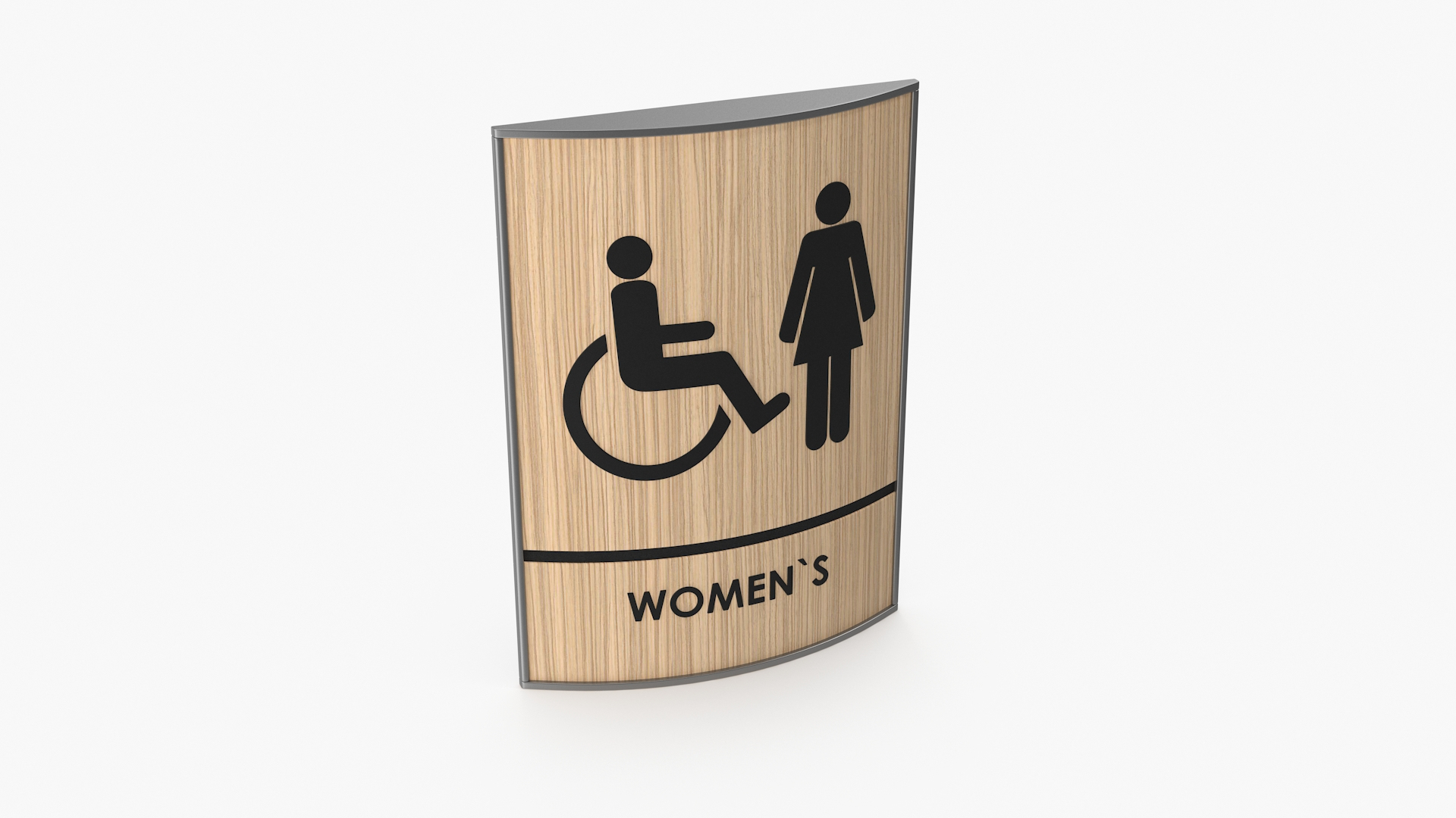3D Womens Accessible Restroom Sign - TurboSquid 2042736
