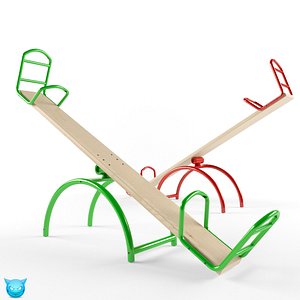 3d playground ride model
