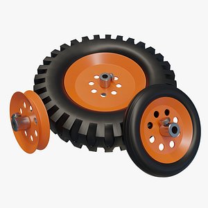 3D Metallic toy kit wheels