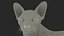 3D model cream color sphynx cat