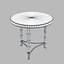 Du Bout Du Monde Round Table MIrror