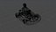 3 Low Poly Karts with Player 1