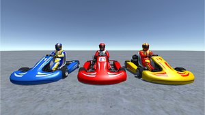 player kart kar 3D model