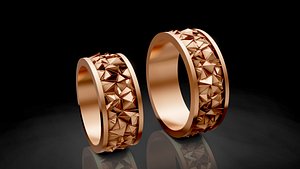 Spicky Set Rings