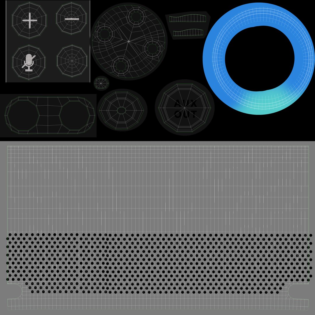 3D Amazon Echo Oak New TurboSquid 1266201