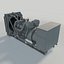 Générateur diesel jaune (low poly)