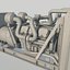 Générateur diesel jaune (low poly)