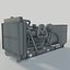 Générateur diesel jaune (low poly)