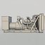 Générateur diesel jaune (low poly)