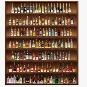 140 Liquor Bottles