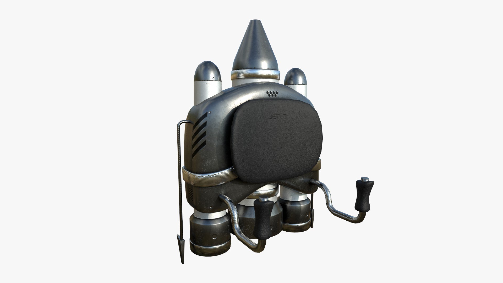 3d Model Jetpack D07 Steel - Scifi Character Design - Turbosquid 1961154