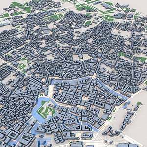 Livorno City Italy 3D model