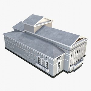 Perm Opera and Ballet Theater 3D Model - Historic Building