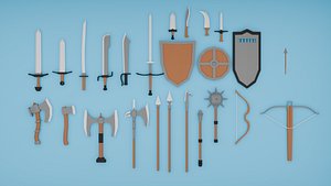 Medieval Lowpoly Weapon Pack