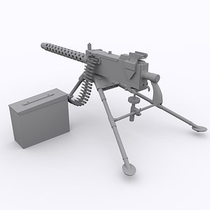 3D Browning M1919A4