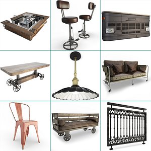 Vintage and Industrial Furniture Collection
