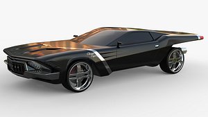 3D concept design car