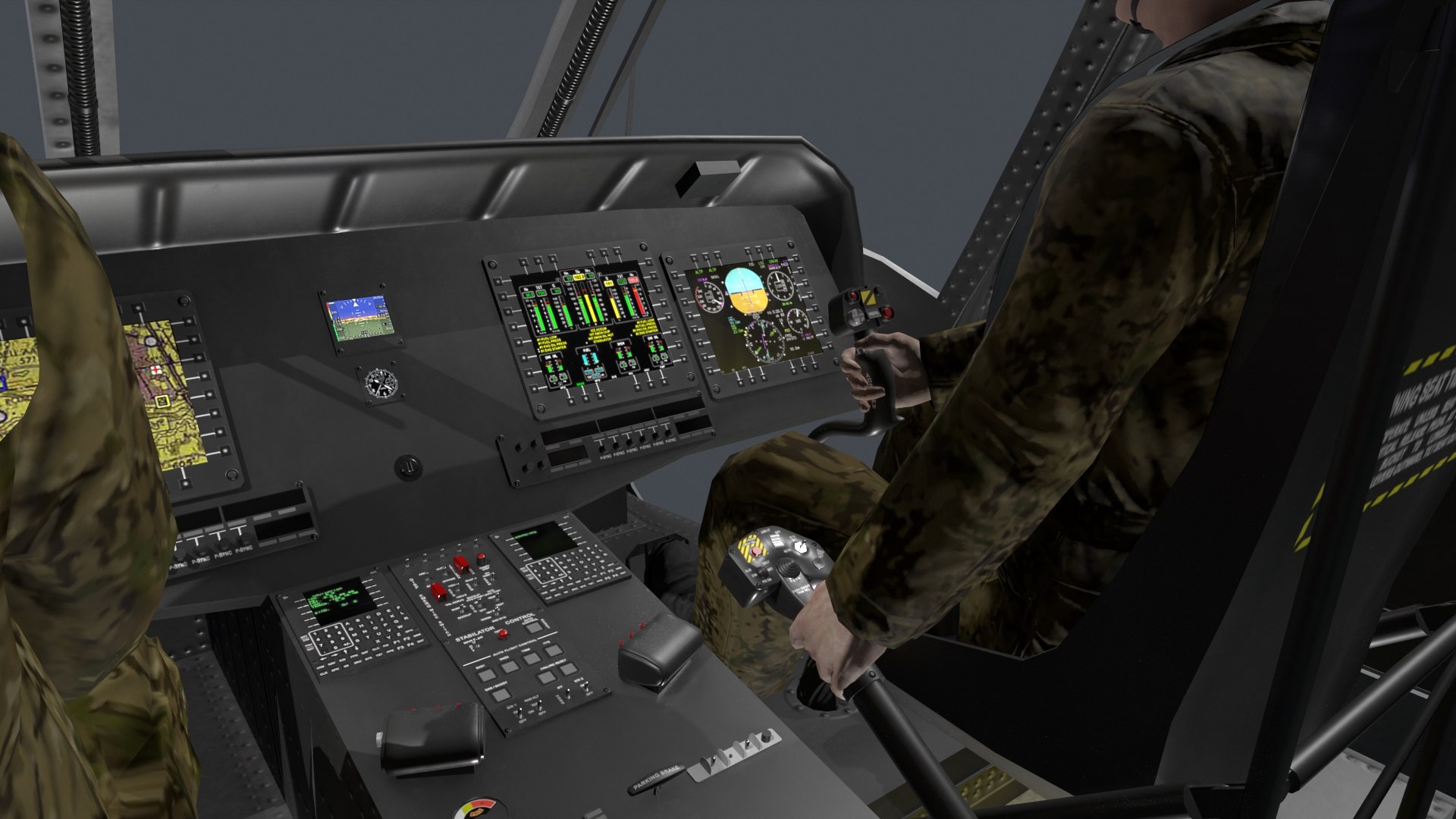 3D UH-60 Grey Basic Animation Model - TurboSquid 1827081