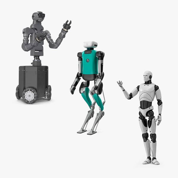 3D Robots Collection 9 model